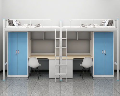 學(xué)校宿舍雙層鐵床都有哪些款式？